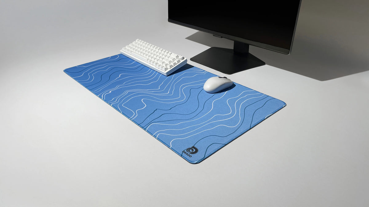 Blue Gaming Mouse Pad