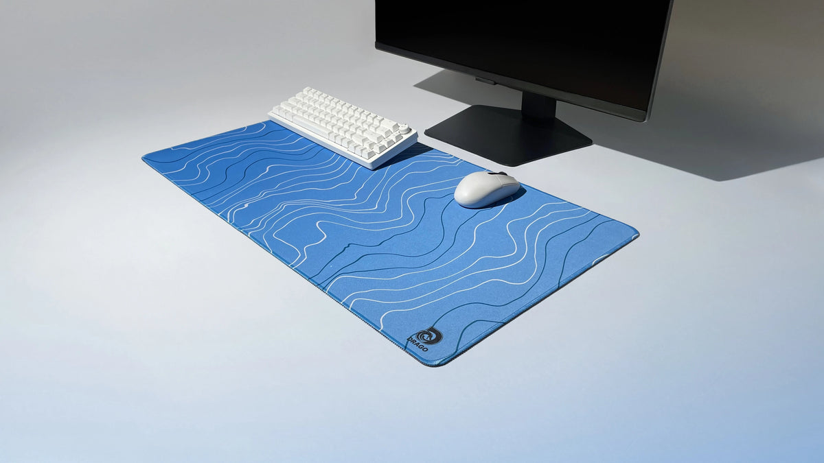Blue Gaming Mouse Pad