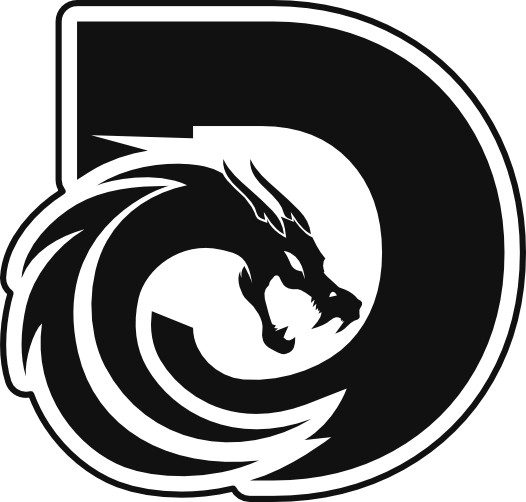 Drago Mouse Pad Black Logo