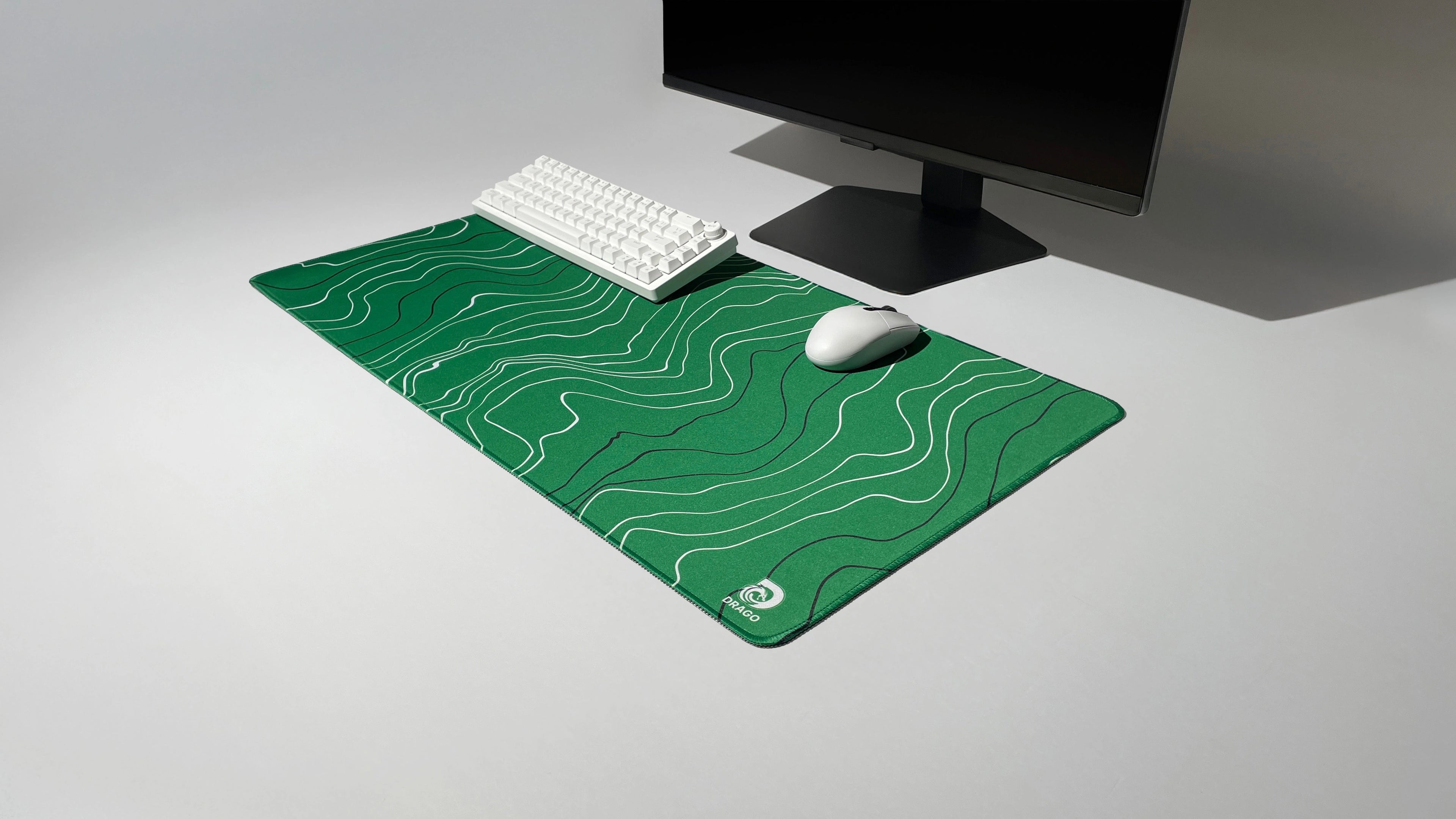 Green Gaming Mouse Pad