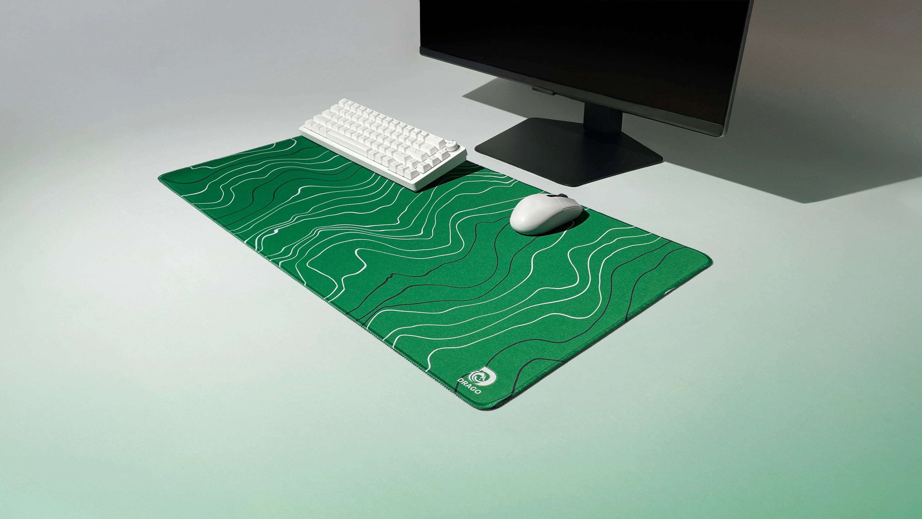 Green Gaming Mouse Pad