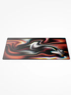 Colorful mouse pad with a gradient design on a white background, featuring the brand 'Drago'