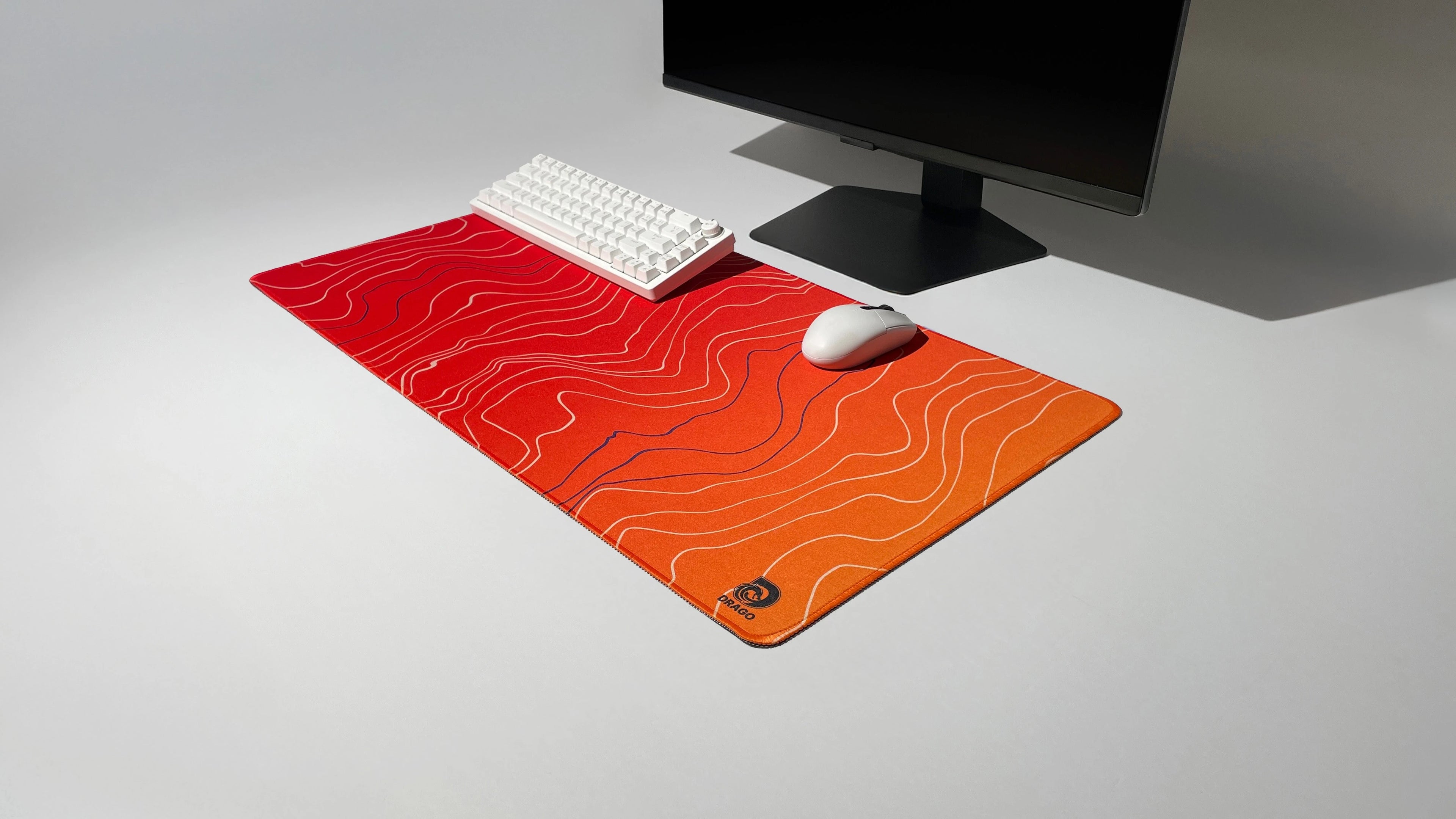 Orange Gaming Mouse Pad