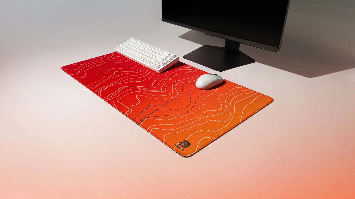 Orange Gaming Mouse Pad